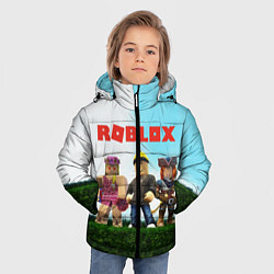 Куртка зимняя для мальчика ROBLOX, цвет: 3D-черный — фото 2