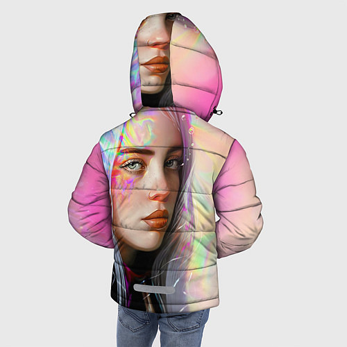 Зимняя куртка для мальчика Billie Pinky Wave / 3D-Черный – фото 4