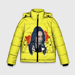 Куртка зимняя для мальчика Billie Yellow and Red, цвет: 3D-черный