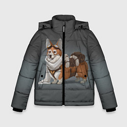 Куртка зимняя для мальчика КОРГИ ПИЛОТ, цвет: 3D-светло-серый