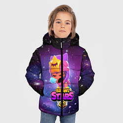 Куртка зимняя для мальчика BRAWL STARS SANDY, цвет: 3D-черный — фото 2