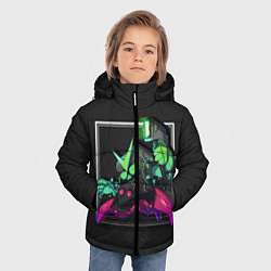 Куртка зимняя для мальчика Brawl Stars 8-BIT, цвет: 3D-черный — фото 2
