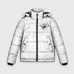 Куртка зимняя для мальчика Tony Ferguson крылья на спине, цвет: 3D-черный