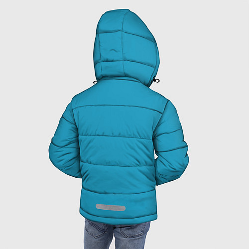 Зимняя куртка для мальчика Осьминог барабанщик / 3D-Черный – фото 4