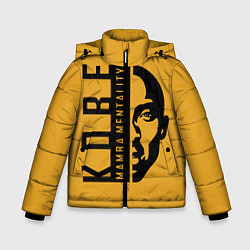 Куртка зимняя для мальчика Kobe Mamba mentality, цвет: 3D-светло-серый