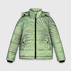 Куртка зимняя для мальчика В джунгли, цвет: 3D-черный