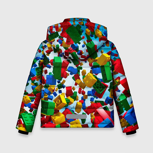 Зимняя куртка для мальчика Roblox Cubes / 3D-Светло-серый – фото 2
