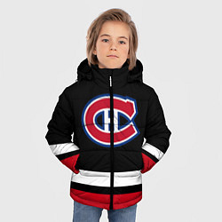 Куртка зимняя для мальчика Монреаль Канадиенс, цвет: 3D-черный — фото 2