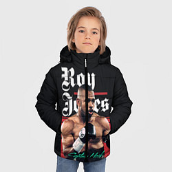 Куртка зимняя для мальчика Roy Jones, цвет: 3D-черный — фото 2