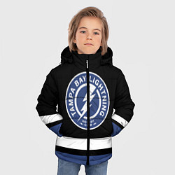 Куртка зимняя для мальчика Тампа-Бэй Лайтнинг, цвет: 3D-черный — фото 2