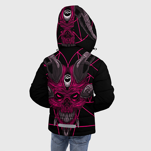 Зимняя куртка для мальчика Imagine Dragons / 3D-Черный – фото 4