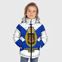Куртка зимняя для мальчика Балтийский флот ВМФ РФ, цвет: 3D-светло-серый — фото 2