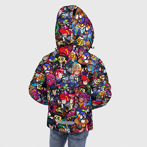 Зимняя куртка для мальчика BRAWL STARS:LEON / 3D-Черный – фото 4