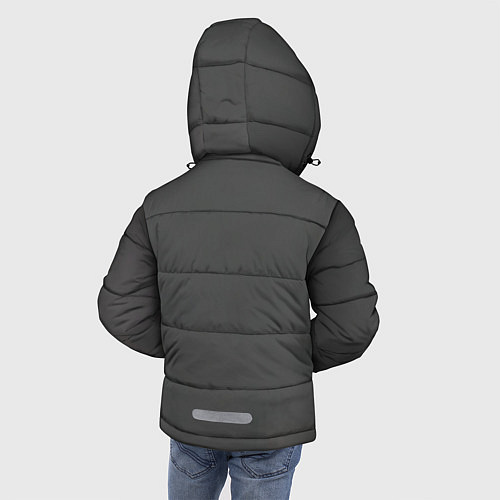 Зимняя куртка для мальчика ВЕДЬМАКУ ЗАПЛАТИТЕ МОНЕТОЙ / 3D-Черный – фото 4