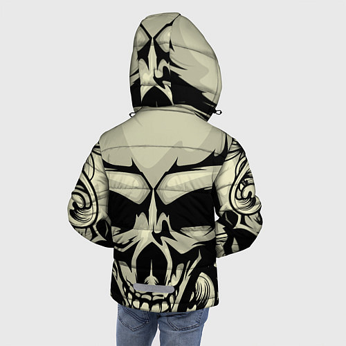 Зимняя куртка для мальчика Iron Maiden / 3D-Черный – фото 4