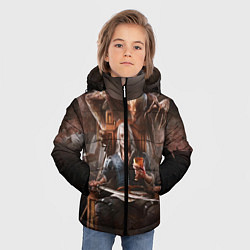 Куртка зимняя для мальчика КРОВЬ И ВЕДЬМАК, цвет: 3D-черный — фото 2