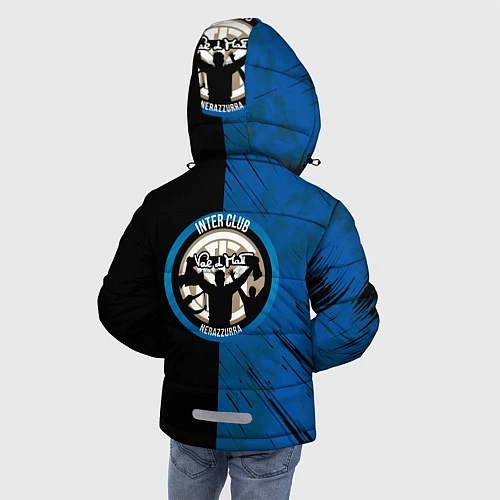 Зимняя куртка для мальчика Интер / 3D-Черный – фото 4