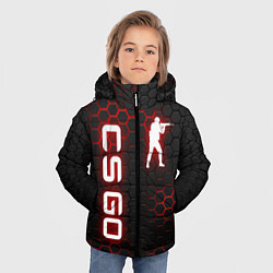 Куртка зимняя для мальчика CS GO, цвет: 3D-черный — фото 2