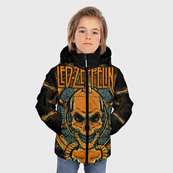 Куртка зимняя для мальчика Led Zeppelin, цвет: 3D-черный — фото 2