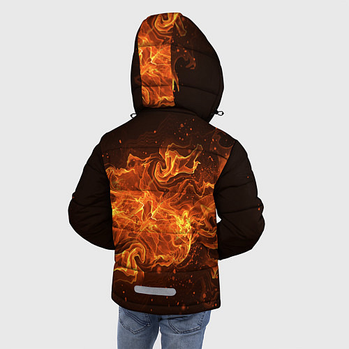 Зимняя куртка для мальчика Led Zeppelin / 3D-Черный – фото 4