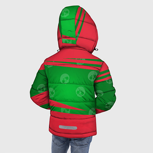 Зимняя куртка для мальчика Brawl stars SPIKE / 3D-Черный – фото 4