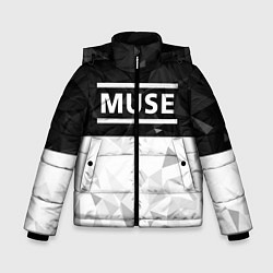 Куртка зимняя для мальчика Muse, цвет: 3D-черный