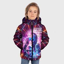 Куртка зимняя для мальчика Muse, цвет: 3D-светло-серый — фото 2