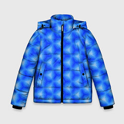 Зимняя куртка для мальчика Синие соты