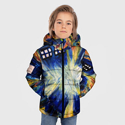 Куртка зимняя для мальчика ДОКТОР ВАН ГОГ, цвет: 3D-черный — фото 2