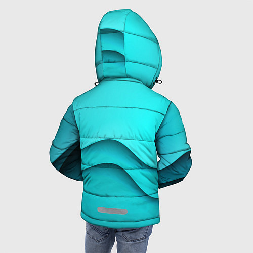 Зимняя куртка для мальчика Волна / 3D-Черный – фото 4