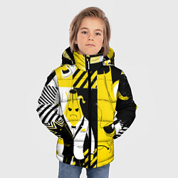 Куртка зимняя для мальчика Agent Peely Агент Пили, цвет: 3D-черный — фото 2