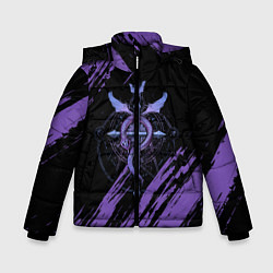 Куртка зимняя для мальчика Стальной алхимик, цвет: 3D-светло-серый