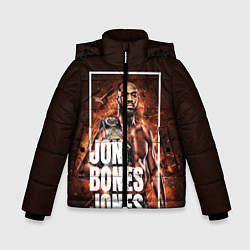 Куртка зимняя для мальчика Jon Jones, цвет: 3D-черный