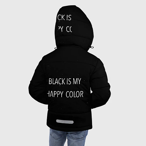 Зимняя куртка для мальчика Black / 3D-Черный – фото 4