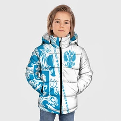 Куртка зимняя для мальчика Россия, цвет: 3D-красный — фото 2