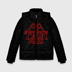 Куртка зимняя для мальчика Twin Peaks, цвет: 3D-красный