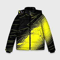 Куртка зимняя для мальчика Bona Fide Одежда для фитнеcа, цвет: 3D-черный