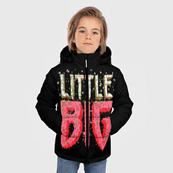 Куртка зимняя для мальчика Little Big, цвет: 3D-черный — фото 2