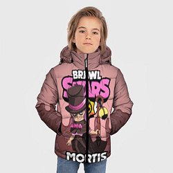 Куртка зимняя для мальчика BRAWL STARS MORTIS, цвет: 3D-черный — фото 2