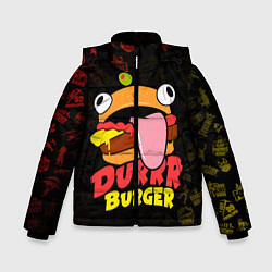 Куртка зимняя для мальчика Fortnite Durrr Burger, цвет: 3D-красный