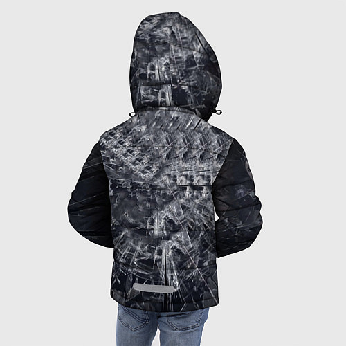 Зимняя куртка для мальчика ЧЕРНОЕ ЗЕРКАЛО / 3D-Черный – фото 4
