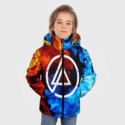 Куртка зимняя для мальчика LINKIN PARK, цвет: 3D-красный — фото 2