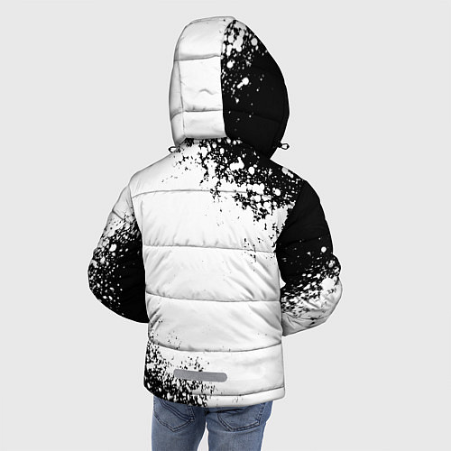 Зимняя куртка для мальчика BTS / 3D-Черный – фото 4