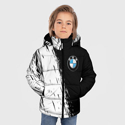 Куртка зимняя для мальчика BMW, цвет: 3D-черный — фото 2
