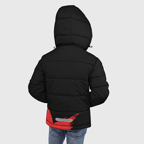 Зимняя куртка для мальчика Punk-rock / 3D-Черный – фото 4
