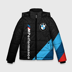 Куртка зимняя для мальчика BMW M PERFORMANCE, цвет: 3D-светло-серый