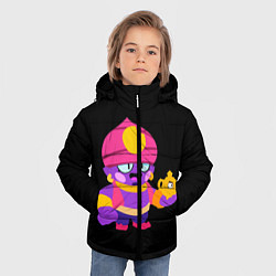 Куртка зимняя для мальчика Brawl Stars Gene, цвет: 3D-черный — фото 2