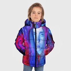 Куртка зимняя для мальчика Billie Paint Colors, цвет: 3D-черный — фото 2