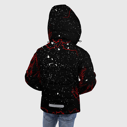 Зимняя куртка для мальчика Metallica / 3D-Черный – фото 4