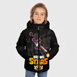 Куртка зимняя для мальчика Brawl stars Mortis Мортис, цвет: 3D-черный — фото 2